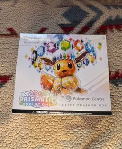 Prismatic Evolutions Pokemon Center Exclusive  ETB Elite Trainer Box