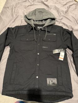 Zoo York Men’s Small Hooded Jacket Sherpa