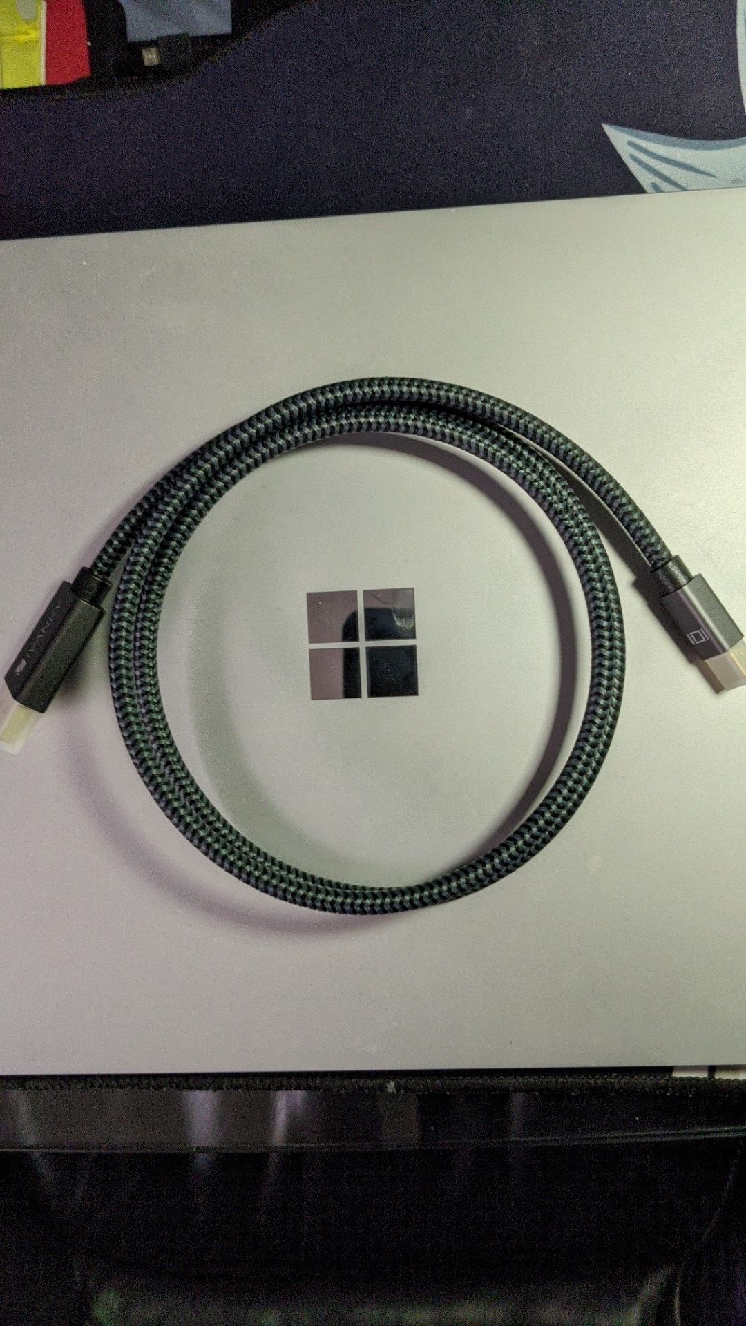 Thunderbolt to DisplayPort Cable Compatible with MacBook Air/Pro, Surface Pro/Dock and More - Space Grey