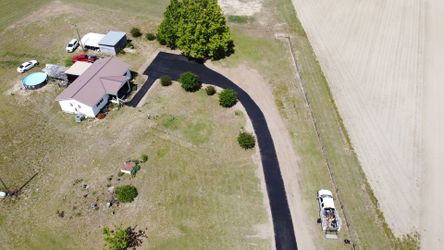 Asphalt and concrete
