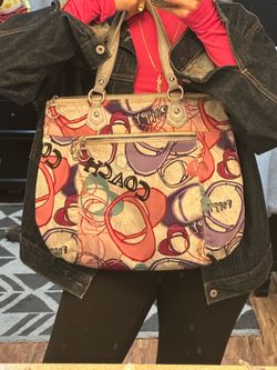 Authentic Poppy Coach Purse