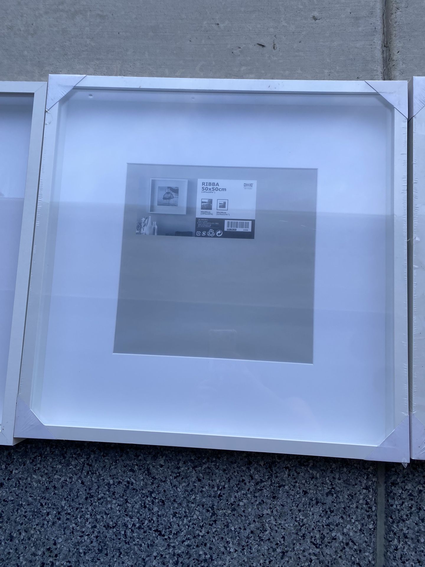 Ikea Ribba Picture Frame 20” X 20” Heavy Glass New
