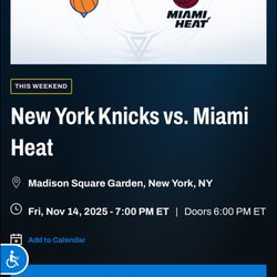 Knicks Vs Heat 