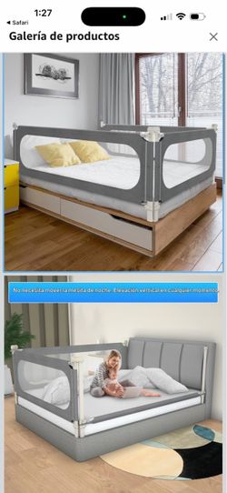 Queen bed rails for baby