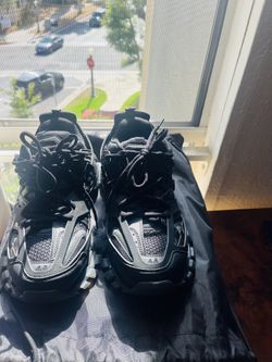  Balenciaga Track Clear Sole Sneakers - Black - Size EU 44 (US 11)