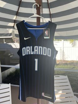 Jonathan Isaac Black Orlando Magic Jersey Large