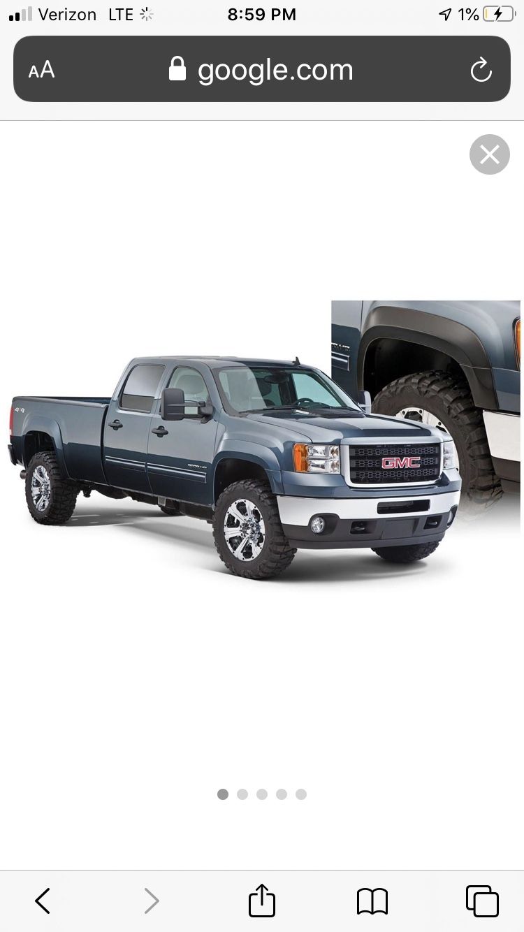 2009 GMC Sierra bushwacker flares