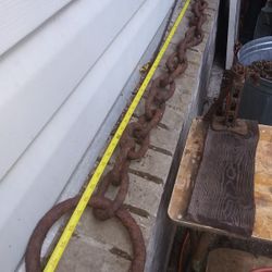 Antique Logging Boom Chain