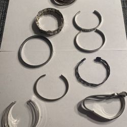 Lot Of 9 Bracelets 