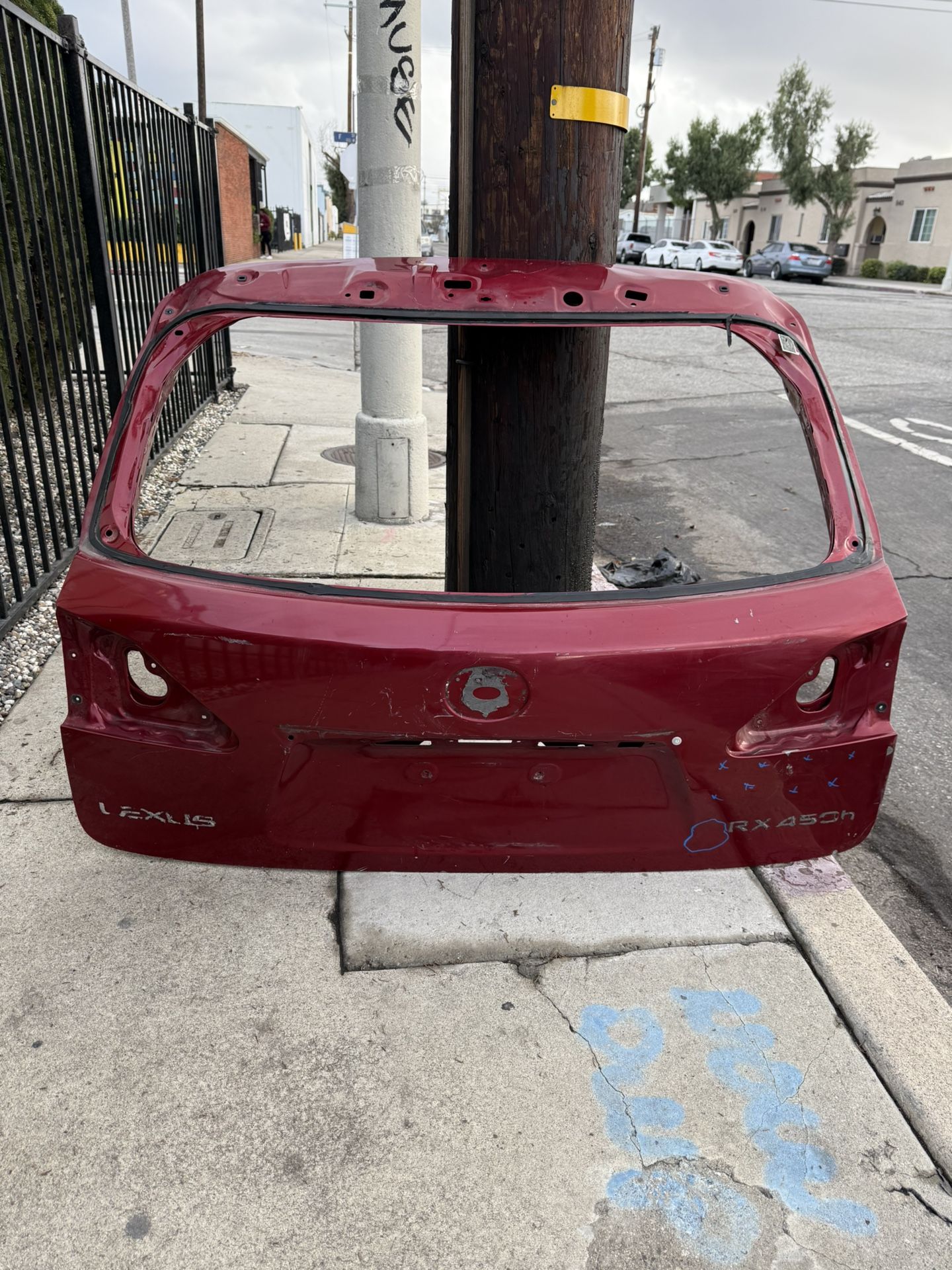 2010 2011 2012 2013 2014 2015 Lexus Rx350 Rx450h Tailgate Shell Liftgate Decklid Mounted Original Used Oem Rx-350