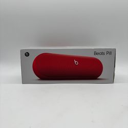New Beats Pill Bluetooth Speaker Red A3301
