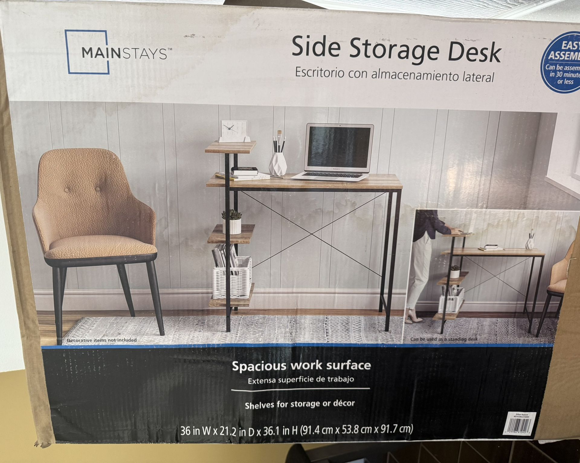 Side Storage Desk