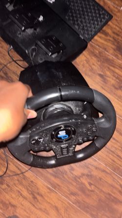 Gaming wheel and pedals