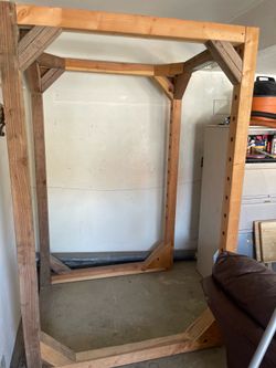 Homemade power rack/weight lifting rack