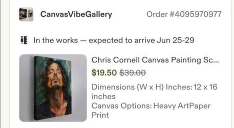 Chris Cornwell Canvas Painting 12x16 Rock Hill,SC