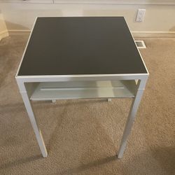 IKEA Reversible End  table with shelf. 