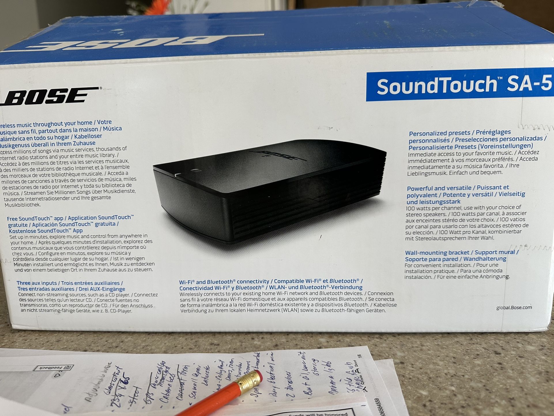 Bose Sound Touch SA-5, Brand New