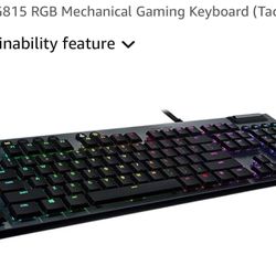 Logitech G815 LIGHTSYNC Quiet Keys 