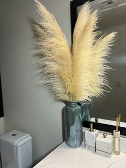 Pampas grass And Vase