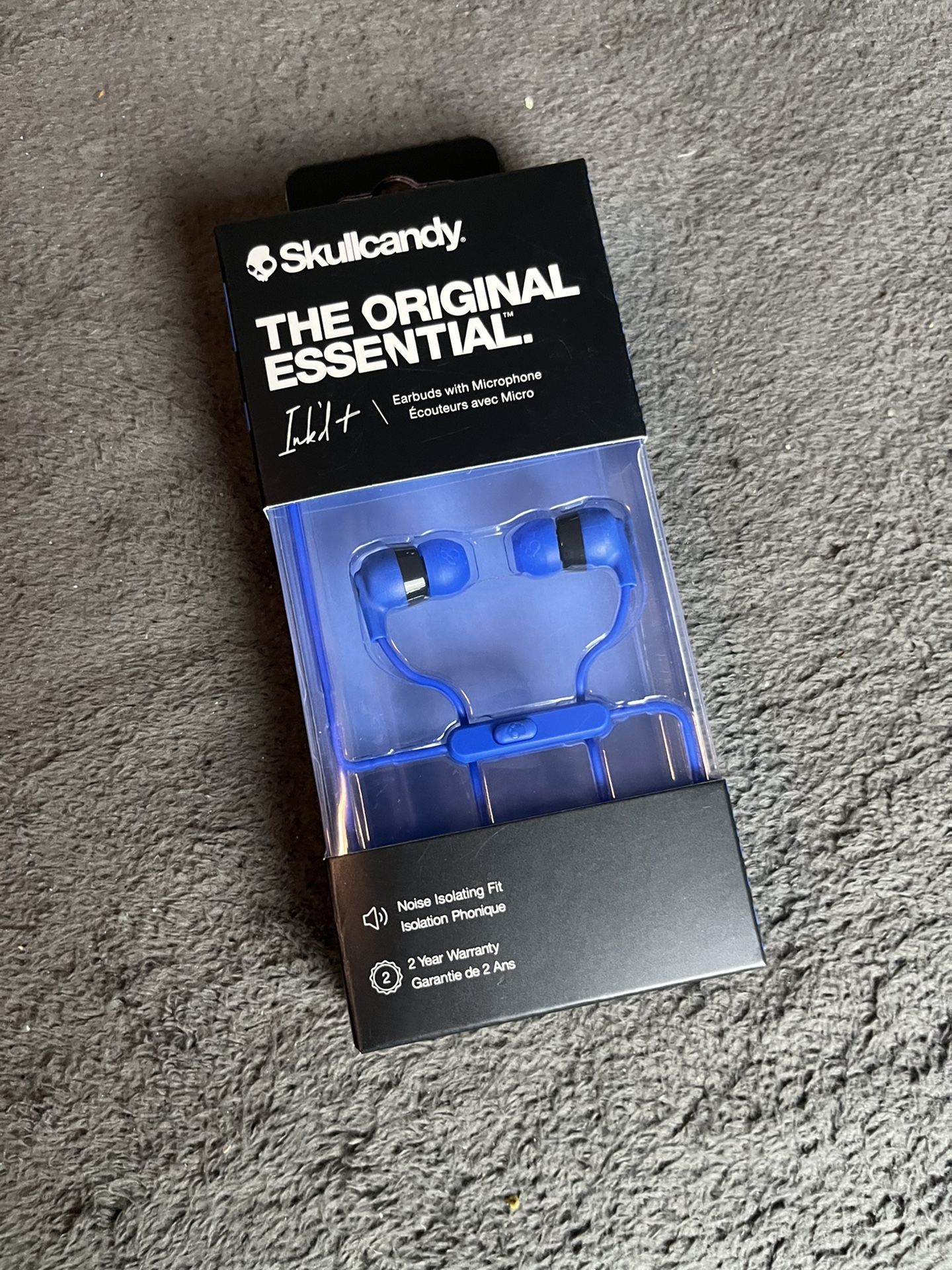 Skullcandy Inkd Blue Headphones Unopened 