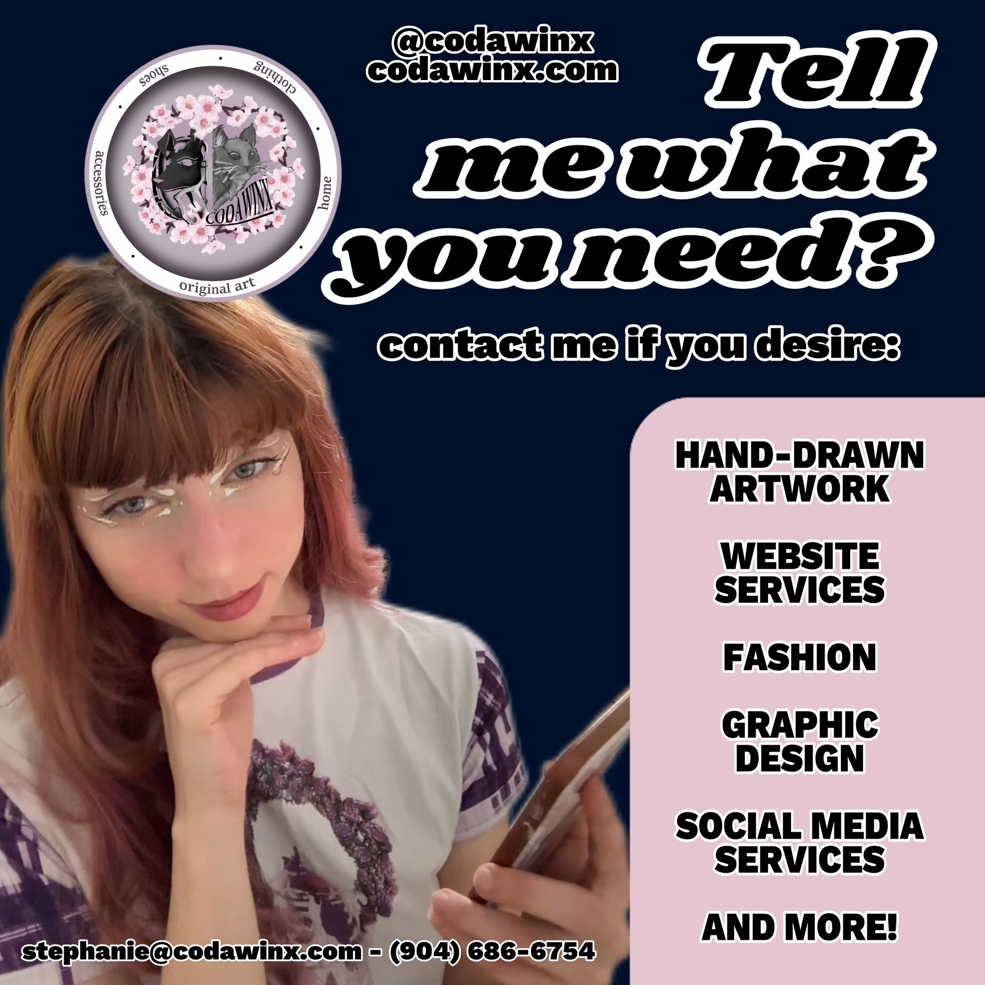 Graphic And Fashion Artist Makes Online And Offline Looks