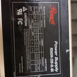 Rosewill 600W Power Supply