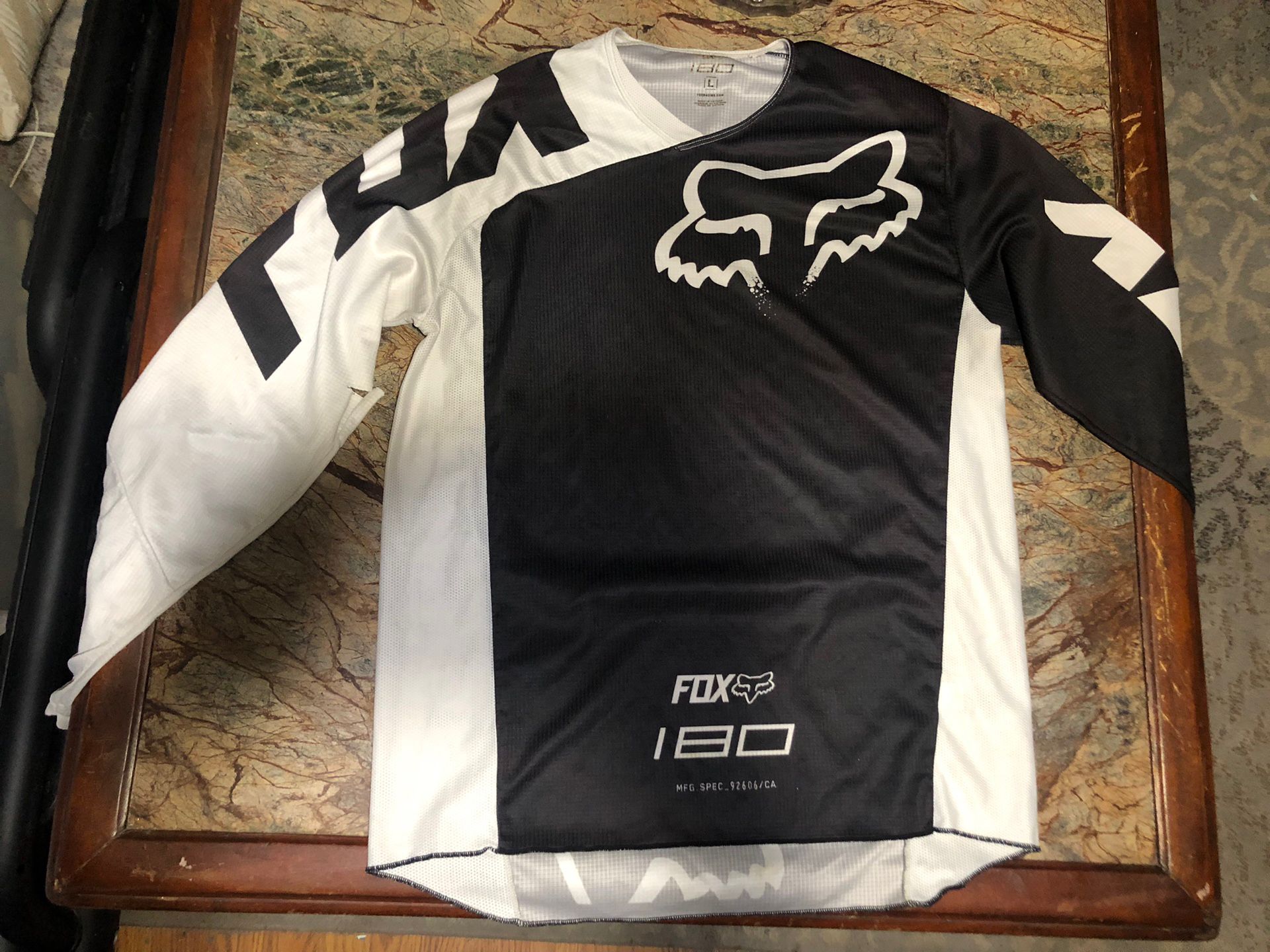 FOX 180 Racing Jersey Size L Motor cross Jersey LARGE