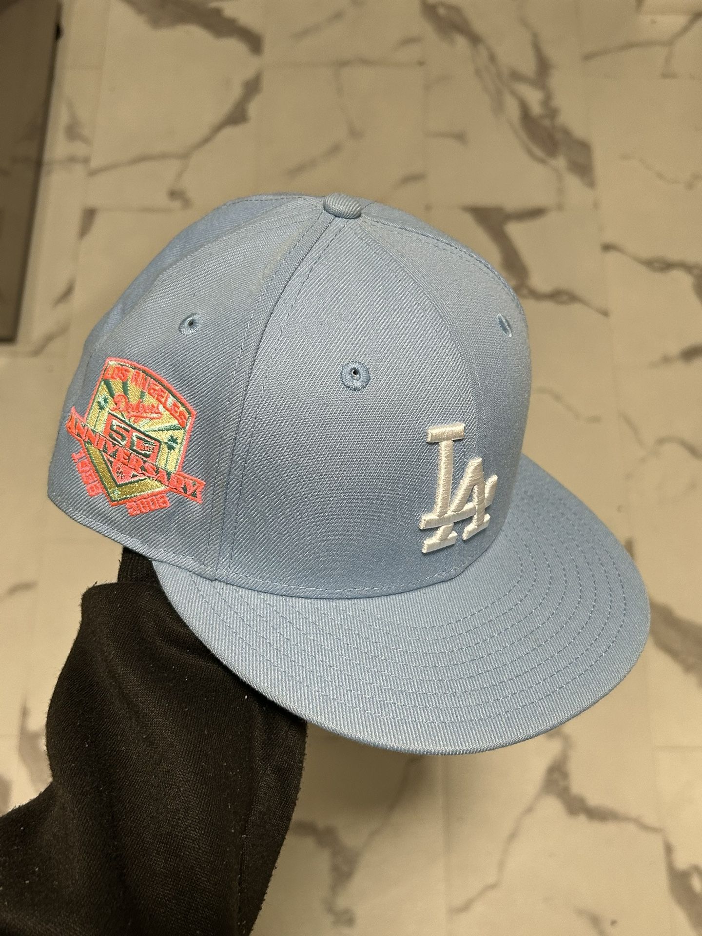 Hat Club Exclusive LA Dodgers 50th Anniversary Pink Brim