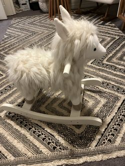 Pottery Barn Llama Rocker