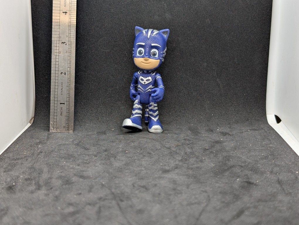 PJ Masks Catboy Connor Blue & Gray Disney Jr. Posable 3.5" Action Figure