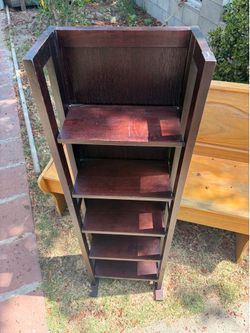 Foldable Wood Book Case