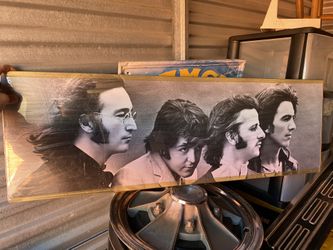 Vintage Beatles Framed Poster