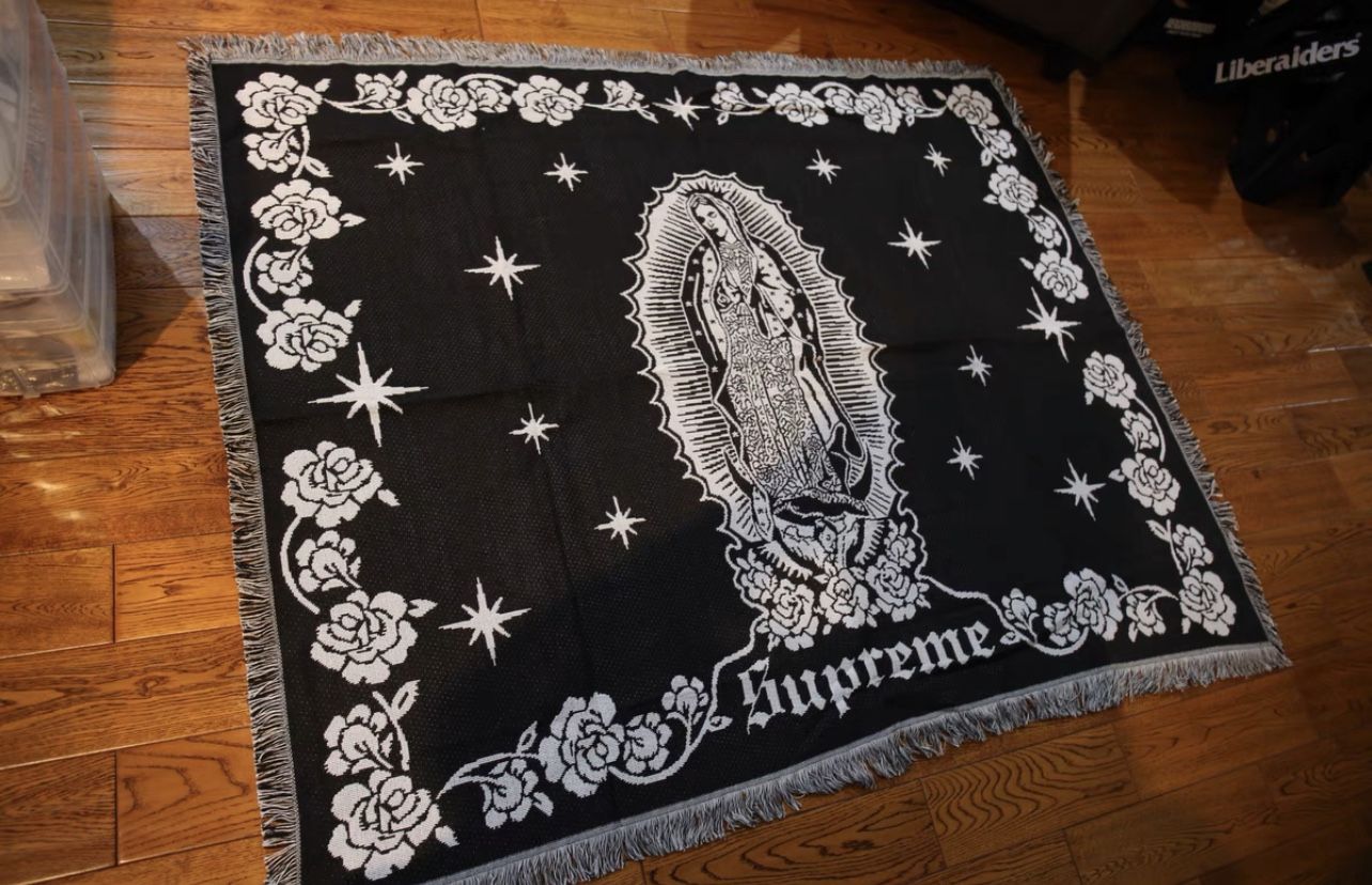 Supreme Virgin Mary Blanket Top Supreme Guadalupe Blanket Top