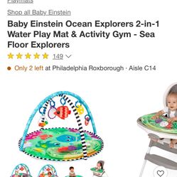 Baby Einstein Ocean Explorers Activity Gym And Mat
