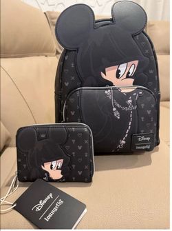 Loungefly Disney Kingdom Hearts Mickey Mini Backpack & Wallet Set