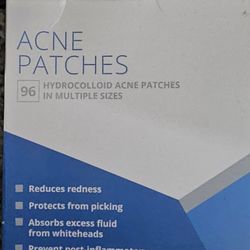 Fast Drying Hydrocolloid Acne Patches for Pimples, Zits and Blemishes 96 Pcs