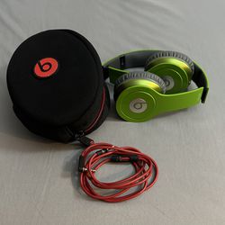 Lime Green Beats Headsets