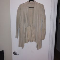 Michael Kors Suede Duster Jacket