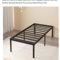 Twin XL Bed Frame 18"