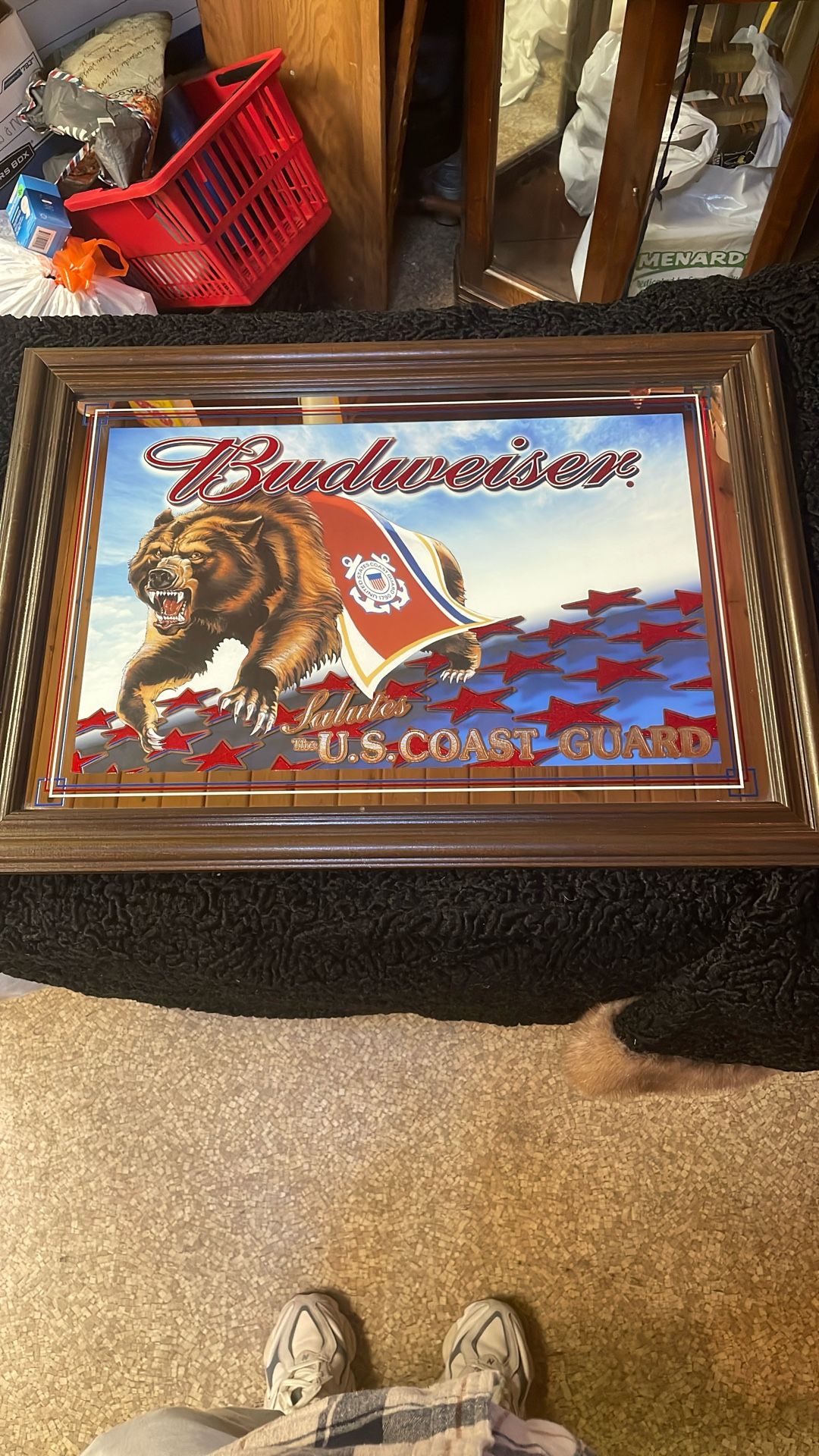 Budweiser Bear Mirror