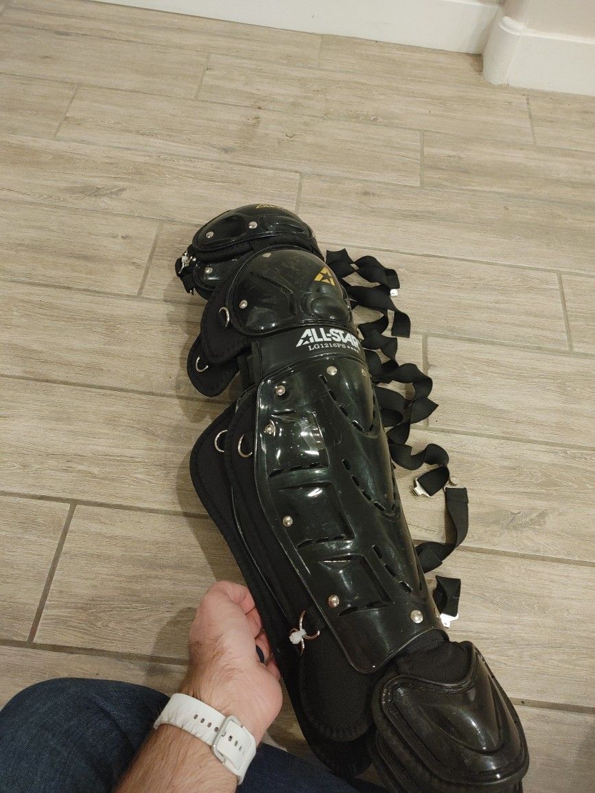 New All-Star Catchers Knee And Shin Guards