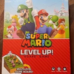 Super Mario Level Up Board Game