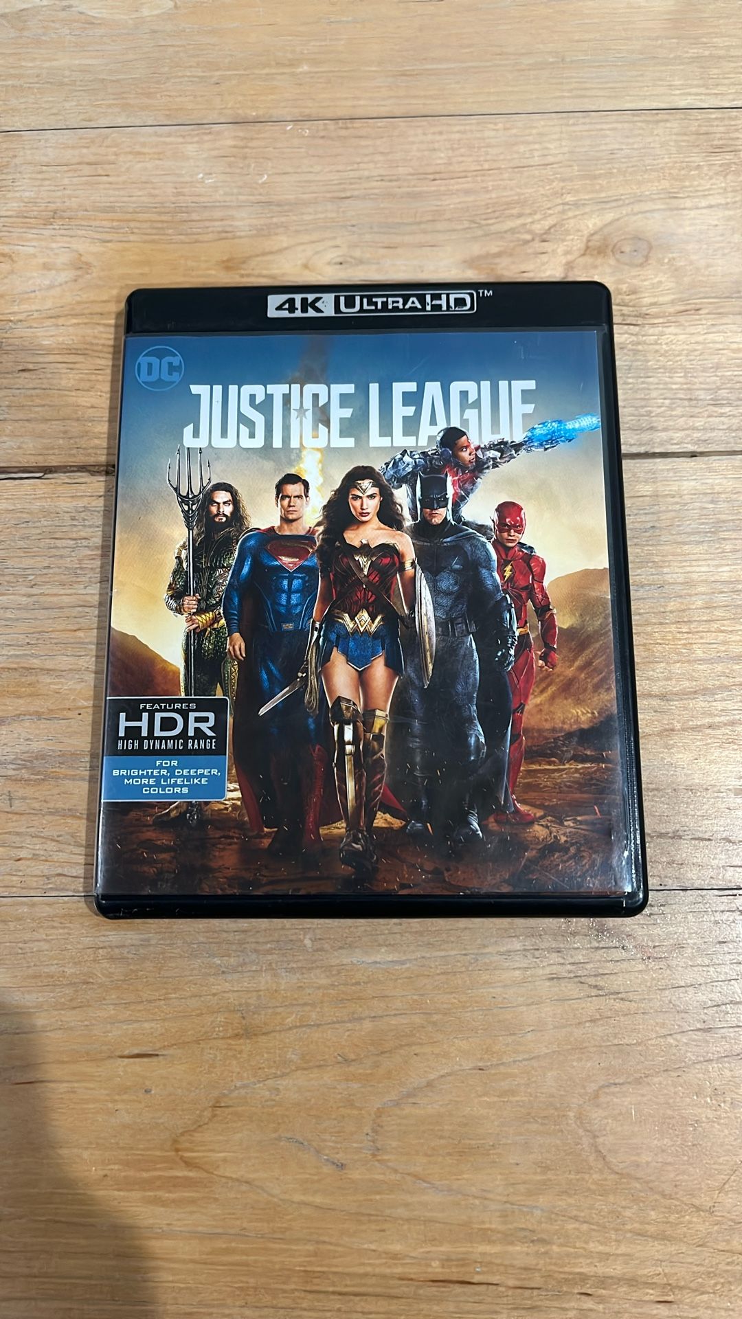 Justice League 4K Disc And Blu-ray