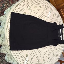 Charter Club Dress Black Washable Sz Medium 