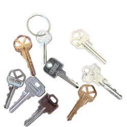 Lot Of Misc Cut Keys 9 Qty