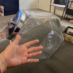 Old Fashion Glass Apothecary Jar