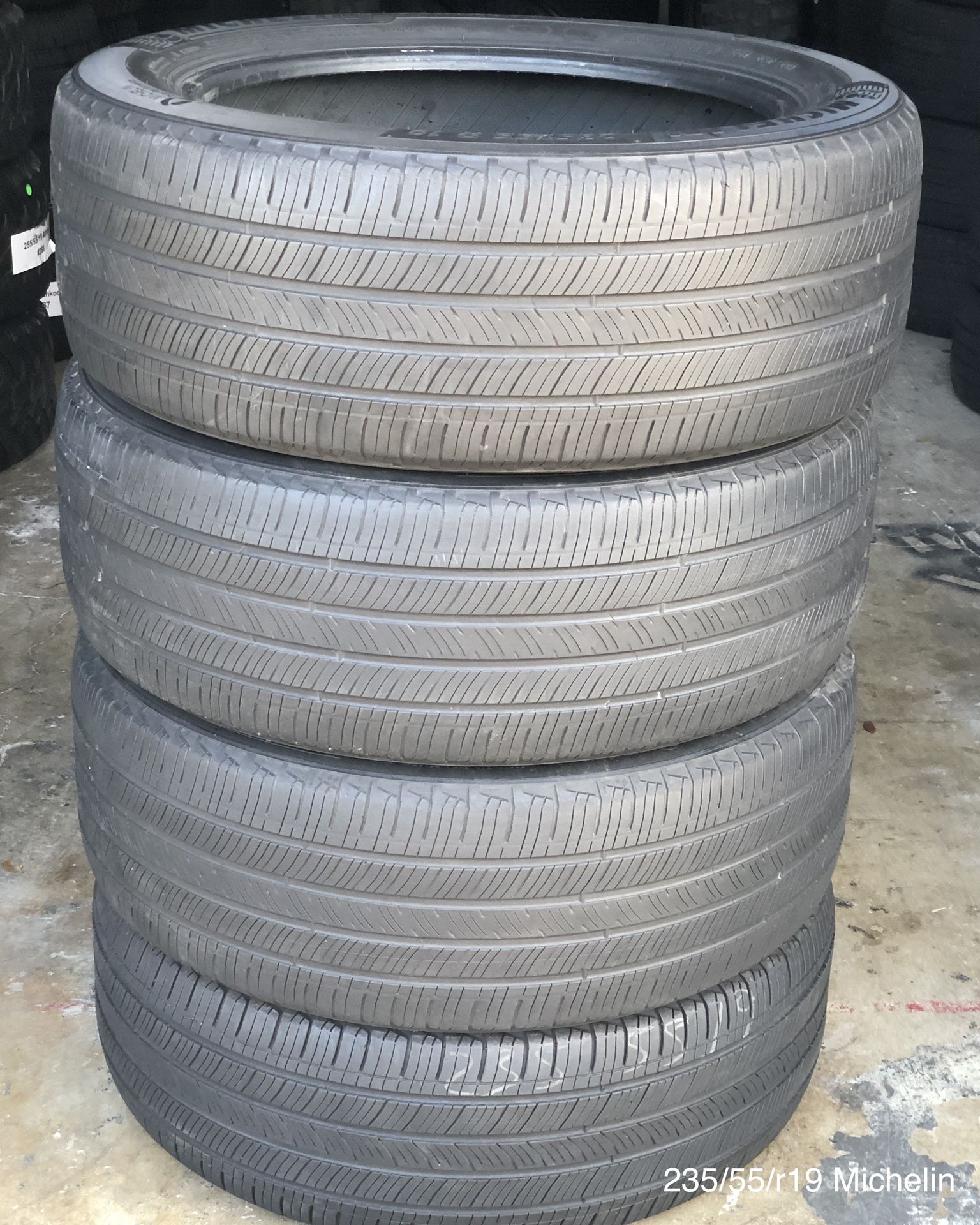 235/55/r19 MICHELIN PRIMACY All Four (4) tires
