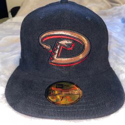 New Era 59FIFTY Arizona Diamondbacks Corduroy 1998 Inaugural Season Red UV Fitted Hat 7 1/2
