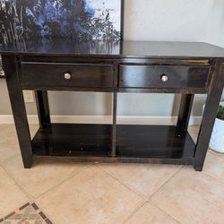 Side Table Desk With Drawers