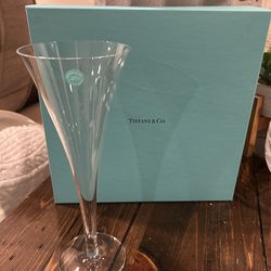 Tiffany & Co. Crystal Champagne Flutes – Set of 12 – With Original Box